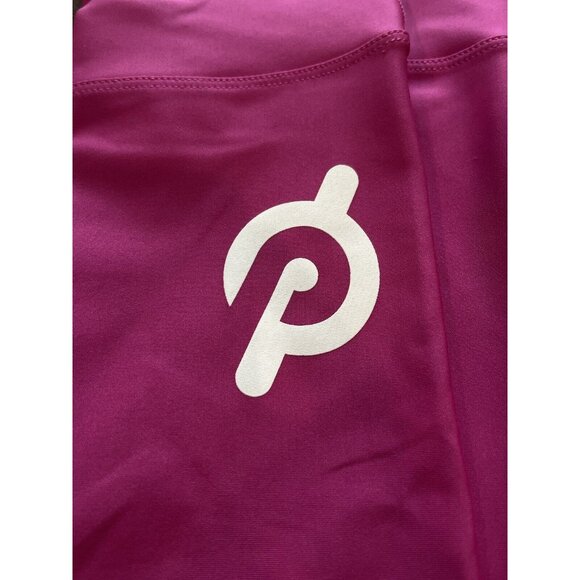 NWT Peloton Show Up Rib Leggings Womens Size Small Pink & Blue $98 - Picture 3 of 9